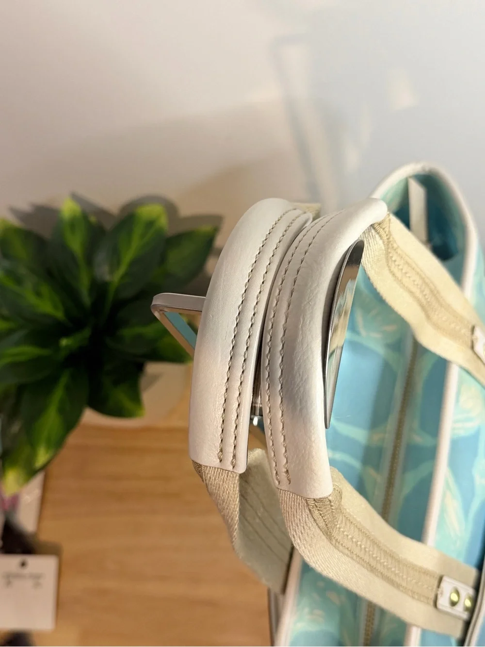 Coach Hampton Scribble Tote Bag in Blue VINTAGE